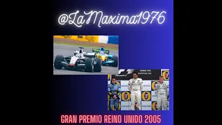 FORMULA 1. GRAN PREMIO DE SILVERSTONE 2005 .. CARRERA COMPLETA @LaMaxima1976 RELATOS EN ESPAÑOL ..