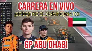 🚨 GP de ABU DHABI EN VIVO 🔥 LANDO NORRIS CAMPEÓN 🏎️ Fórmula 1 en vivo CARRERA Emiratos Árabes Unidos